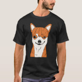 Chihuahua Dog Shirt Funny Chihuahua Smiling Face (Voorkant)