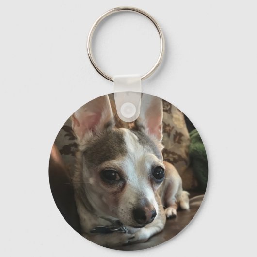 Chihuahua Dog Sleutelhanger (Voorkant)