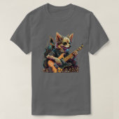 Chihuahua dog Speeling Electric Guitar Rock T-shirt (Design voorkant)