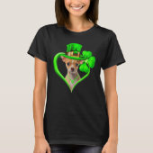 Chihuahua Dog St Patricks Day Lover Irish Shamrock T-shirt (Voorkant)