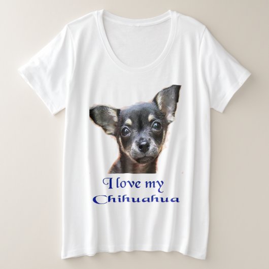 Chihuahua Dog t-shirts (Design voorkant)