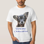 Chihuahua Dog t-shirts (Voorkant)
