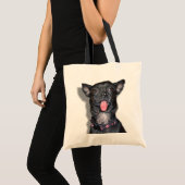 Chihuahua Dog Tongue Tote Bag