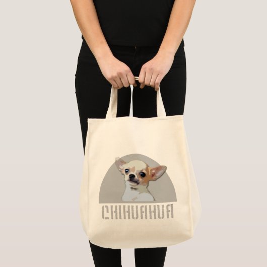Chihuahua dog tote bag (Voorkant (product))