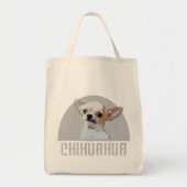 Chihuahua dog tote bag (Voorkant)
