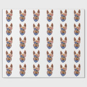 Chihuahua Dog USA American Independence 4 juli Cadeaupapier (Vlak)