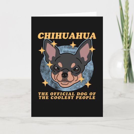 Chihuahua Dog van de oudste | Chihuahuas Kaart (Voorkant)