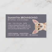 Chihuahua Dog Visitekaartje (Achterkant)