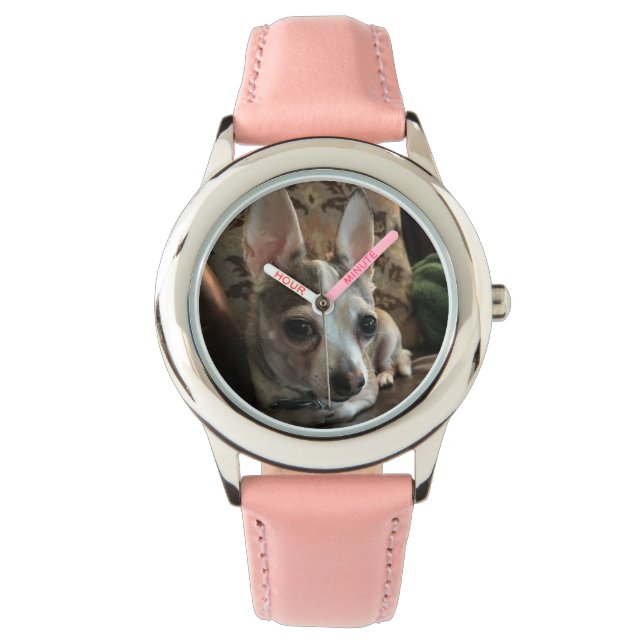 Chihuahua Dog Watch Horloge (Voorkant)