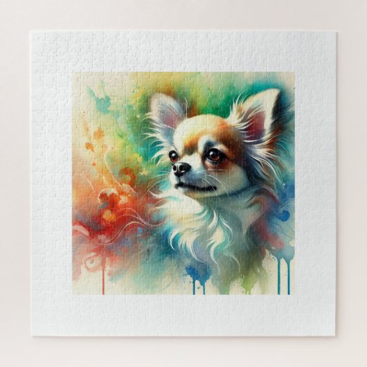 Chihuahua Dog Watercolor 200724AREF101 - Watercolo Legpuzzel (Verticaal)