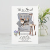 Chihuahua Dog We hebben een bewegende aankondiging (Staand voorkant)