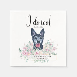 Chihuahua Dog Wedding Cocktail Napkins Servet