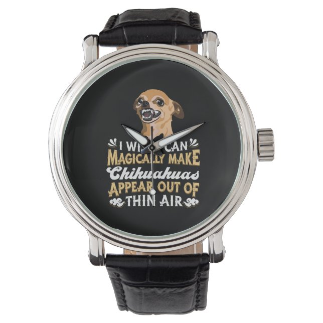 Chihuahua Dogs Horloge (Voorkant)