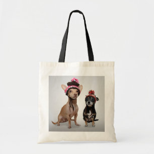 Chihuahua Dogs met foto van Petten Tote Bag