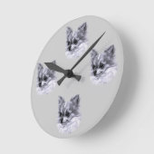 Chihuahua Drawing Ronde Klok (Hoek)