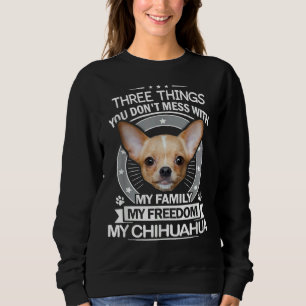 Chihuahua drie dingen die je doet met grappige trui