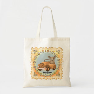 Chihuahua Driving Car Canvas tas