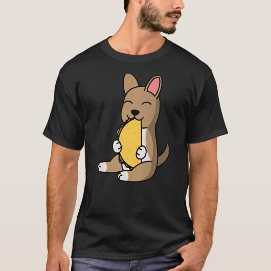 Chihuahua eet een Taco Dog T-shirt (Voorkant)
