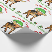 Chihuahua Elf Kerstmis Cadeaupapier (Hoek)