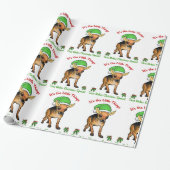 Chihuahua Elf Kerstmis Cadeaupapier (Uitgerold)