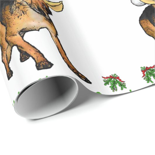 Chihuahua Elf Kerstmis Cadeaupapier (Rol Hoek)