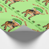 Chihuahua Elf Kerstmis Cadeaupapier (Hoek)