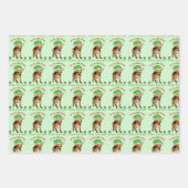 Chihuahua Elf Kerstmis Inpakpapier Vel (Voorkant 2)