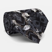 Chihuahua en diamanten stropdas (Opgerold)