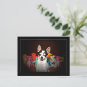 Chihuahua en speelgoed briefkaart (Staand voorkant)