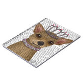Chihuahua en Tiara Notitieboek (Linkerzijde)