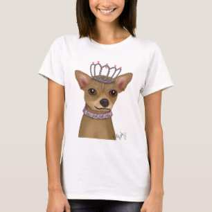 Chihuahua en Tiara T-shirt