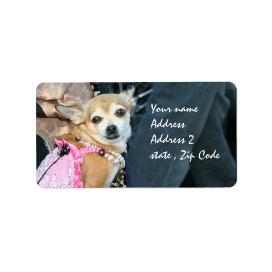 Chihuahua Etiket (Voorkant)