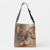 Chihuahua Eyes Crossbody Tas (Achterkant)