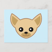Chihuahua Face Briefkaart (Voorkant)