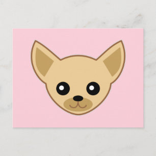 Chihuahua Face Briefkaart