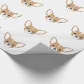 Chihuahua Face Cadeaupapier (Hoek)