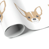Chihuahua Face Cadeaupapier (Rol Hoek)