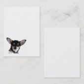 Chihuahua Face Visitekaartje (Voorkant / Achterkant)