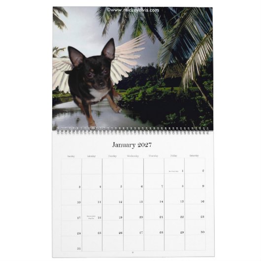 Chihuahua Fantasy Art Agenda 2009 Kalender (Jan 2027)