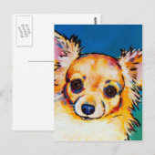 Chihuahua Fawn LC Briefkaart (Voorkant / Achterkant)