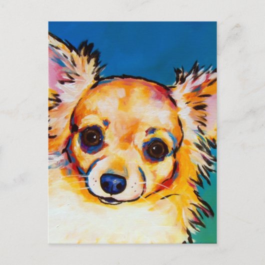 Chihuahua Fawn LC Briefkaart (Voorkant)