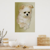 Chihuahua Fawn Puppy Poster (Keuken)