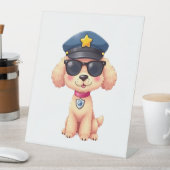 Chihuahua Fietshond Fietsen Reclamebord Met Voetstuk (Insitu)