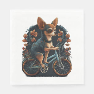 Chihuahua Fietshond Fietsen Servet