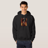 Chihuahua  Firefighter Fireman Cool Dog Men Hat Fi Hoodie (Voorkant volledig)