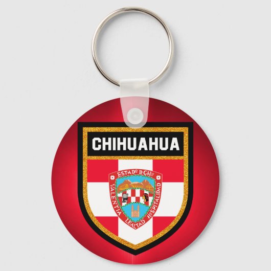 Chihuahua Flag Sleutelhanger (Voorkant)