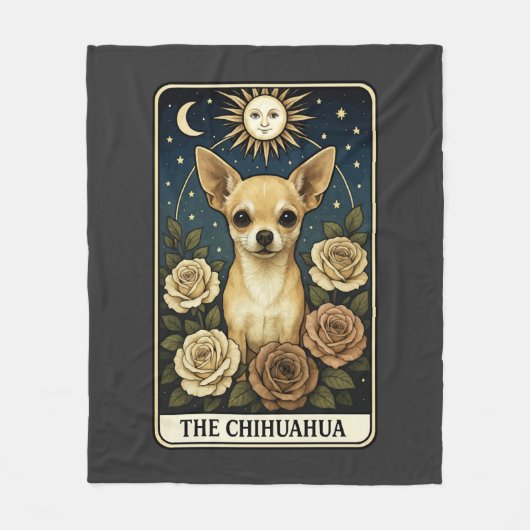 Chihuahua Fleece Deken (Voorkant)