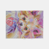 Chihuahua fleece deken (Voorkant (Horizontaal))