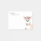 Chihuahua Flower Power Notes (Voorkant)