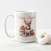 Chihuahua Funny Christmas Dog Coffee Mok